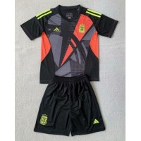 Maglia Calcio Argentina Portiere Prima Divisa Bambino Copa America 2024 Manica Corta (+ pantaloncini)